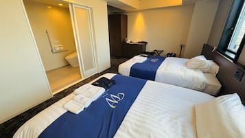 Kamar Twin, Bebas Asap Rokok (Accessible) | Brankas dan Wi-Fi gratis