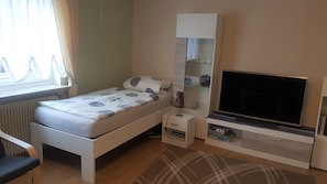 1 soverom, strykejern/-brett, wi-fi og sengetøy