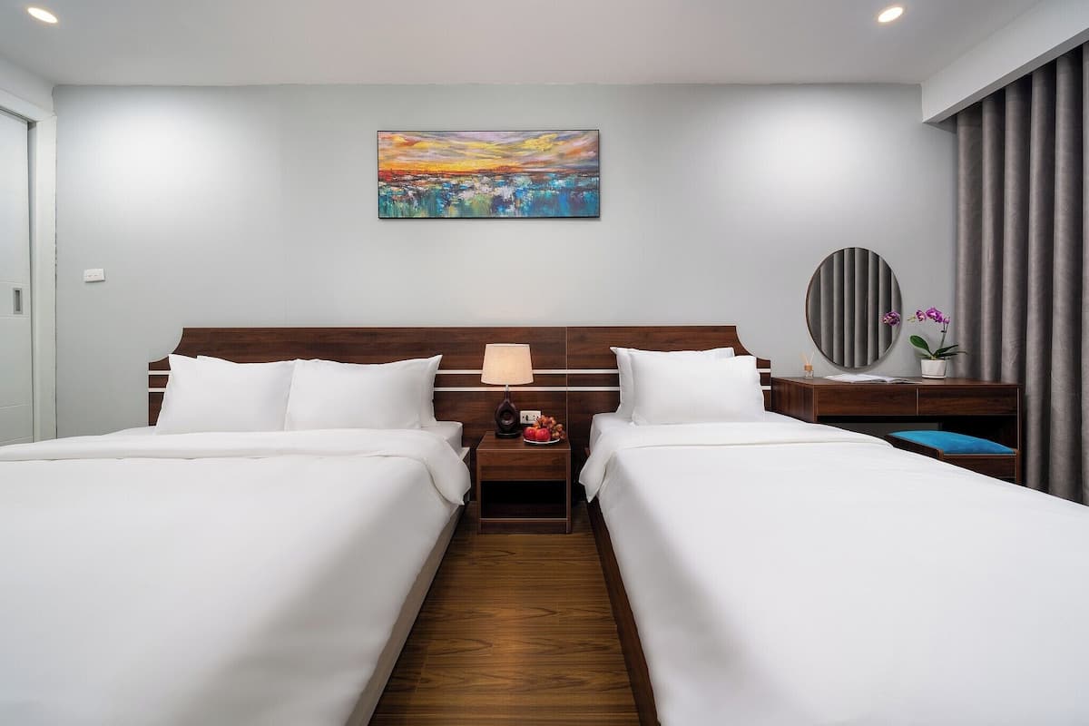 In-room safe, blackout drapes, soundproofing, iron/ironing board