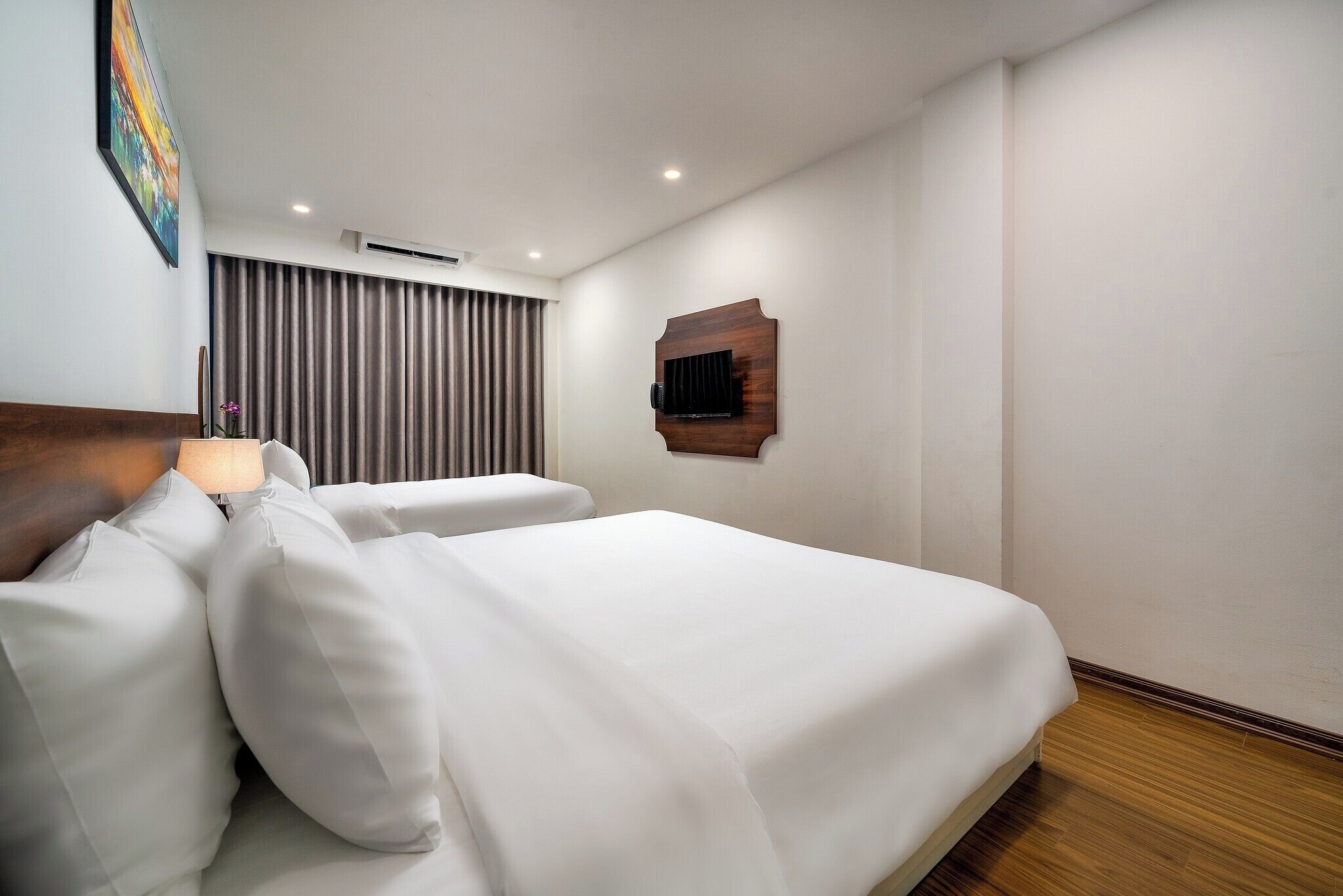 Coffres-forts dans les chambres, rideaux occultants