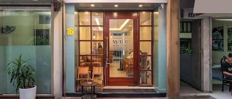 Façade de l’hébergement