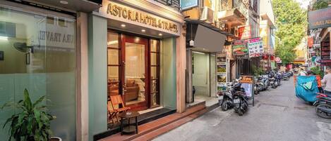 Façade de l’hébergement