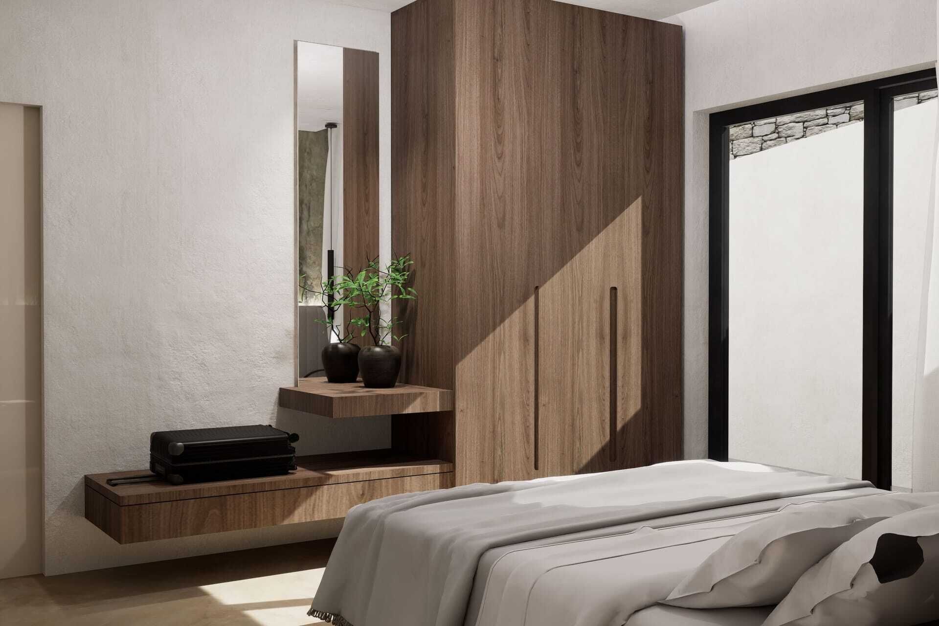 4 chambres, coffres-forts dans les chambres, fer et planche à repasser