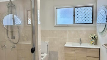 Towels, soap, toilet paper