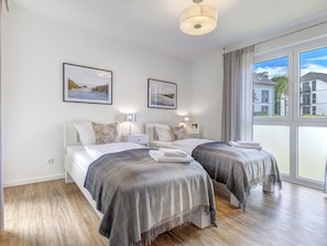 2 chambres, lit parapluie, Wi-Fi gratuit, draps fournis