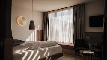 In-room safe, desk, blackout drapes, iron/ironing board