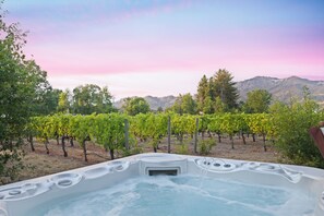 Outdoor spa tub - Vineyard Villa w/ Pool, Spa & Bocce Ball +Mins to Park & Dining | Lawndale Manor (Kenwood)