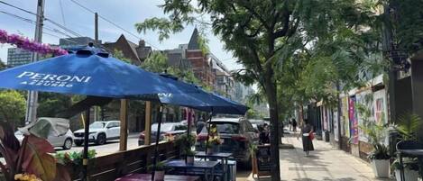 Opções para refeição ao ar livre