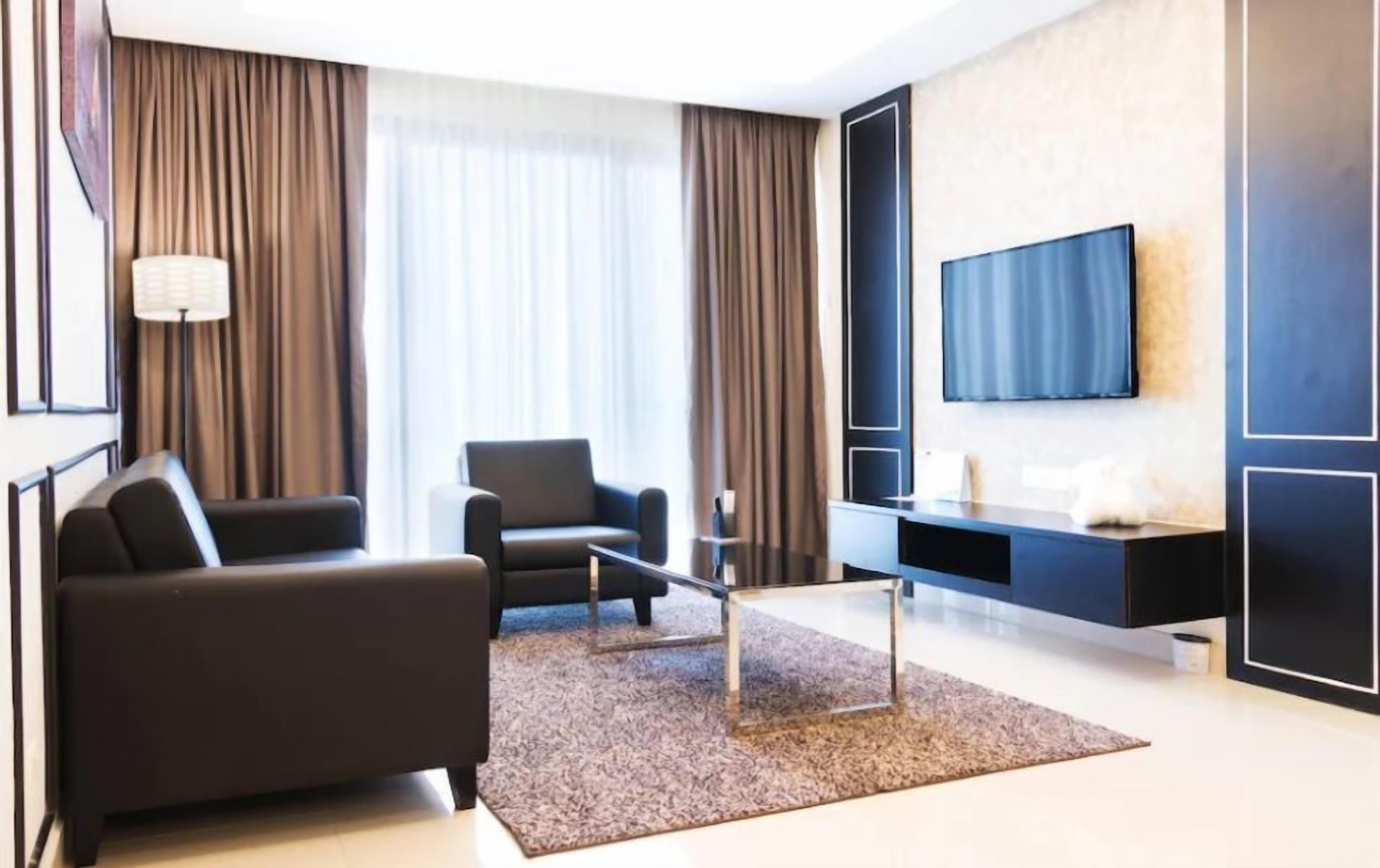 Suite, 3 slaapkamers | Woonruimte