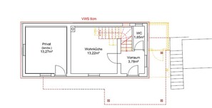 舒適獨棟房屋, 3 間臥室 | 樓層平面圖