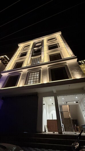 Façade de l’hébergement
