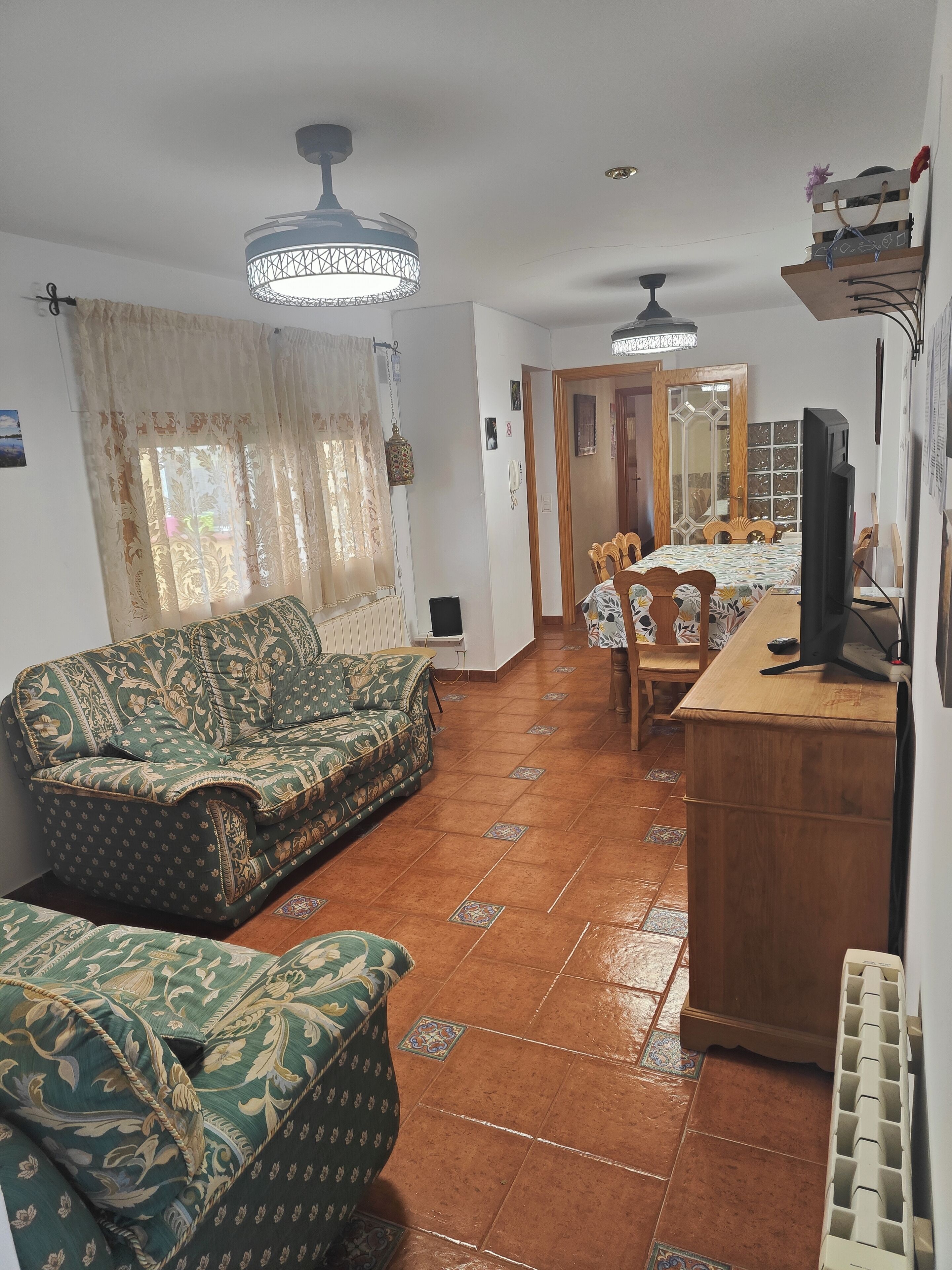 Smart TV, foosball, books