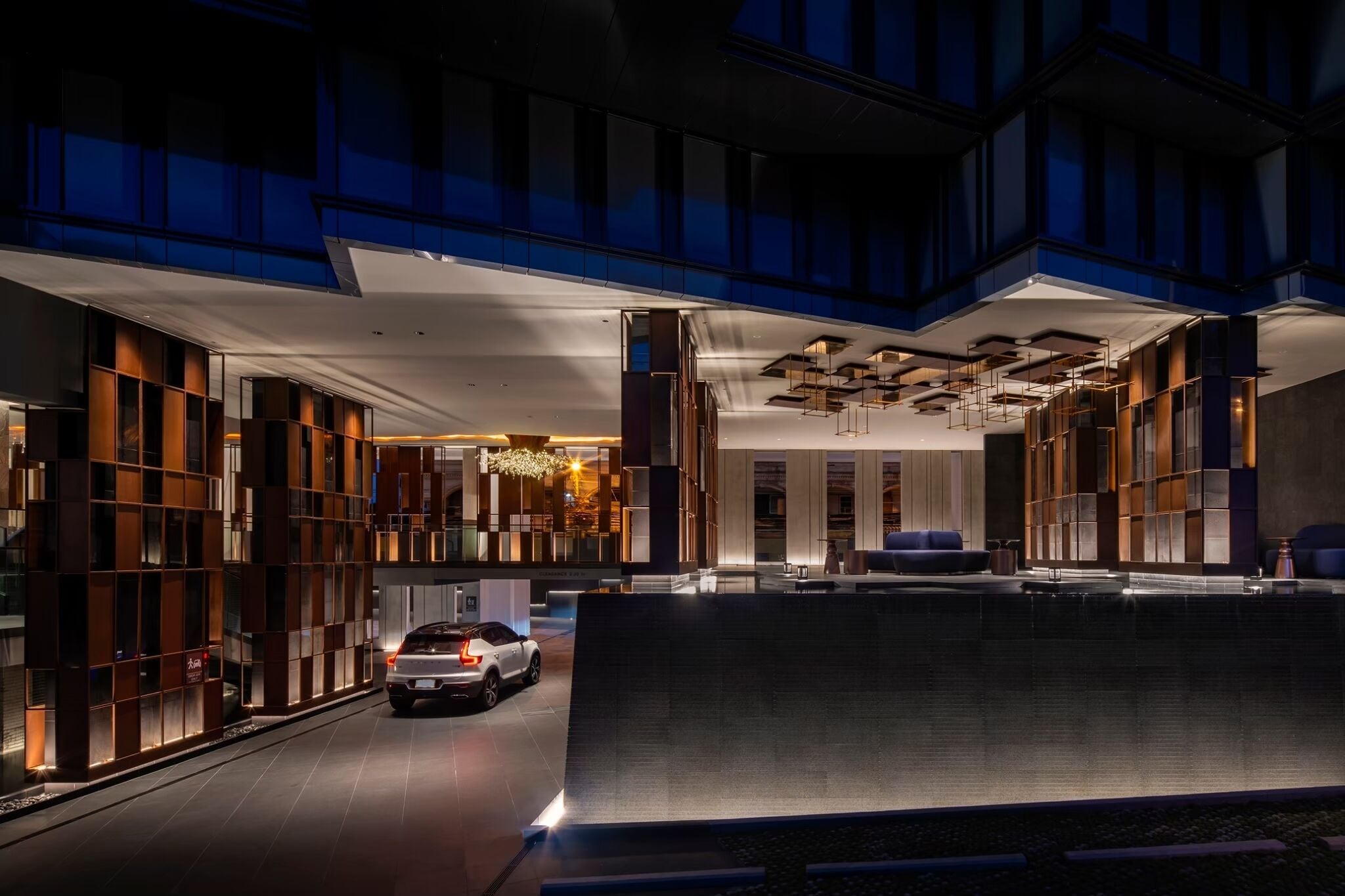 Front of property - evening/night