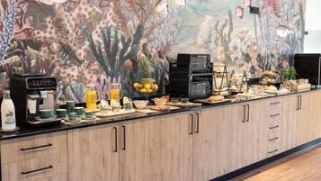 Frokostbuffé er inkludert hver dag