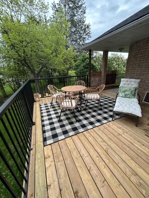 Suite, 1 chambre, cuisine | Vue du balcon