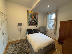 1 غرفة نوم وواي فاي وملاءات أسرّة