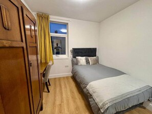 1 غرفة نوم وواي فاي وملاءات أسرّة