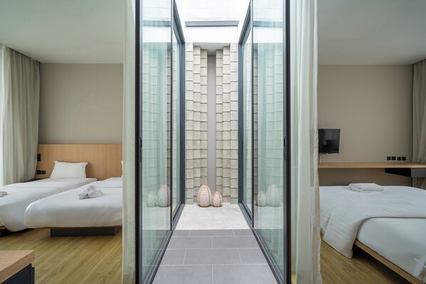 2 Bedrooms Villa with Private Pool | In-room safe, desk, blackout drapes, iron/ironing board