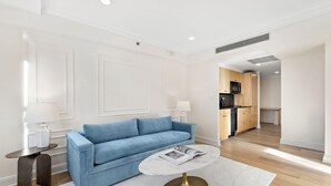 Condo, 1 Bedroom, Kitchen, Park View | Living area - Essex House (New York)