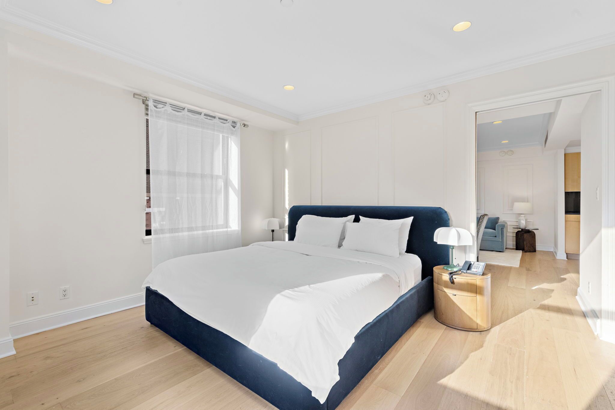 Kondominium, 1 kamar tidur, dapur, pemandangan taman | Brankas, meja kerja, ruang kerja ramah laptop, dan tirai kedap cahaya