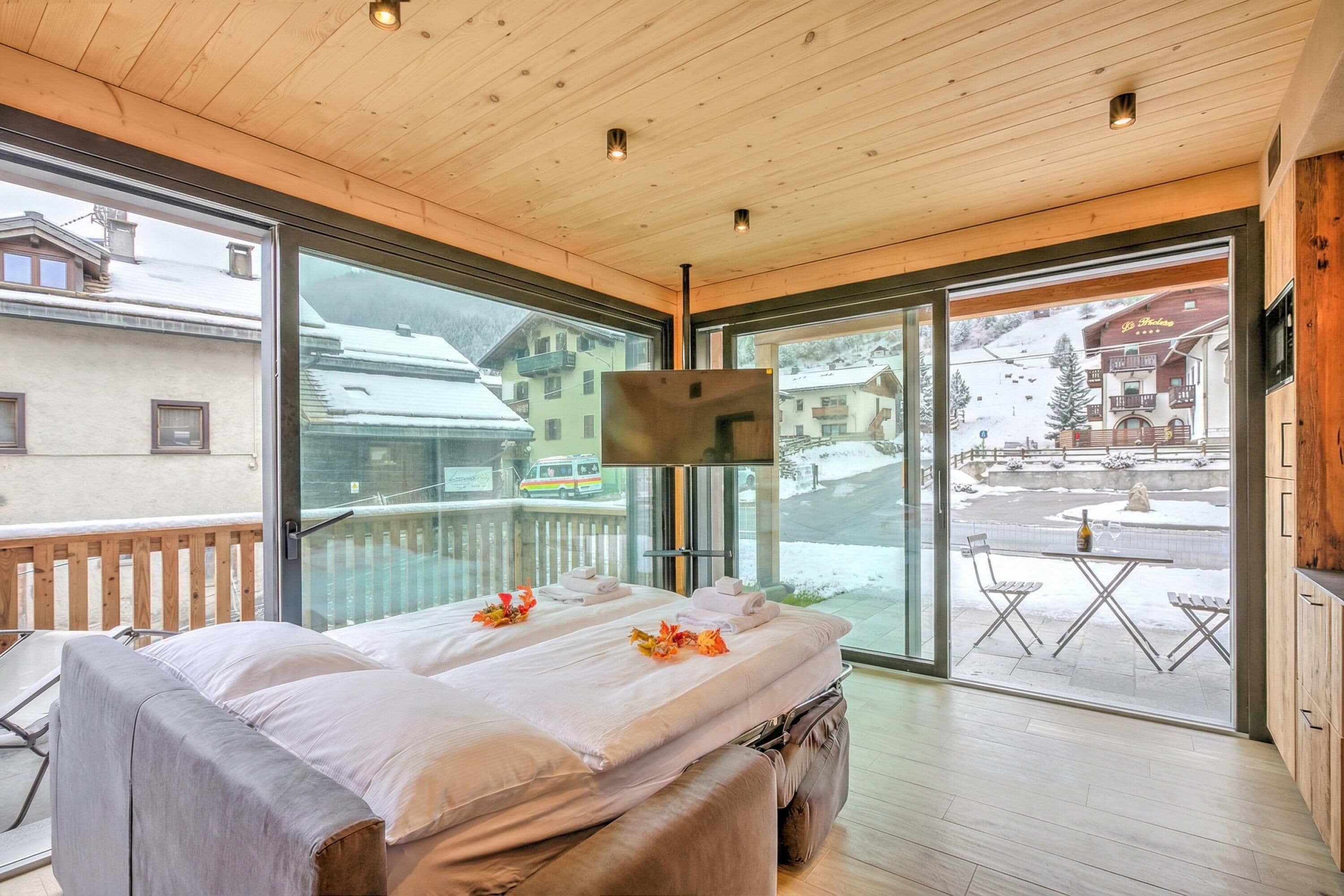 Appartement familial, plusieurs chambres (Leba 4) | 1 chambre, Wi-Fi (supplément), literie fournie