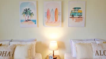 Blackout curtains, iron/ironing board, free WiFi