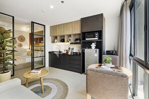 Apartment, 1 Bedroom, Resort View | Living room