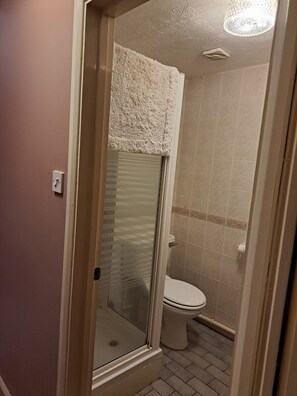 Twin Room, Garden View | Bathroom | Shower, hair dryer, towels, soap - The Prince of Wales (Hilton)