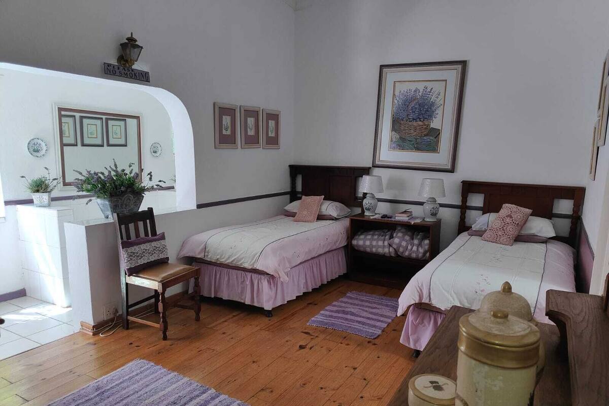 Standard tvåbäddsrum - utsikt mot trädgården | Strykjärn/strykbräda och gratis wi-fi