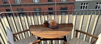 Central apartment with bathtub & balcony