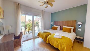 2 bedrooms, iron/ironing board, free WiFi, bed sheets