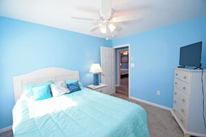 3 soverom, strykejern/-brett og internettilgang