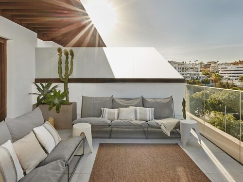 Modern apartment in Estepona near marina with communal pool