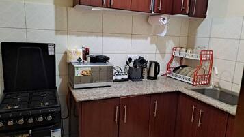 Microwave, oven, stovetop, paper towels