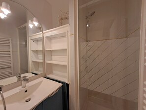 Bathroom - Comfortable studio for 4, quiet area with covered parking (Les Deux Alpes)