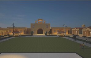 Habitación superior, vista al jardín | Área de sala de estar