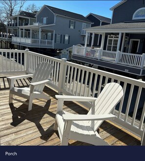 Terrace/patio - Ocean Lakes S29 Great location!  3 Bedroom 2 bath Limo cart (Myrtle Beach)