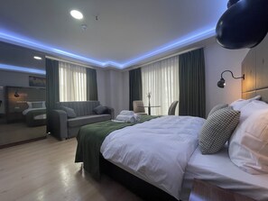 1 chambre, fer et planche Ă repasser, Wi-Fi, draps fournis