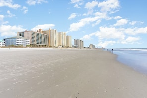 On the beach