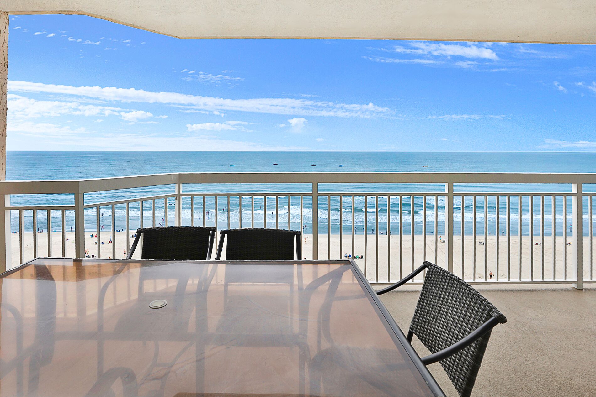 Balcony with breath taking views