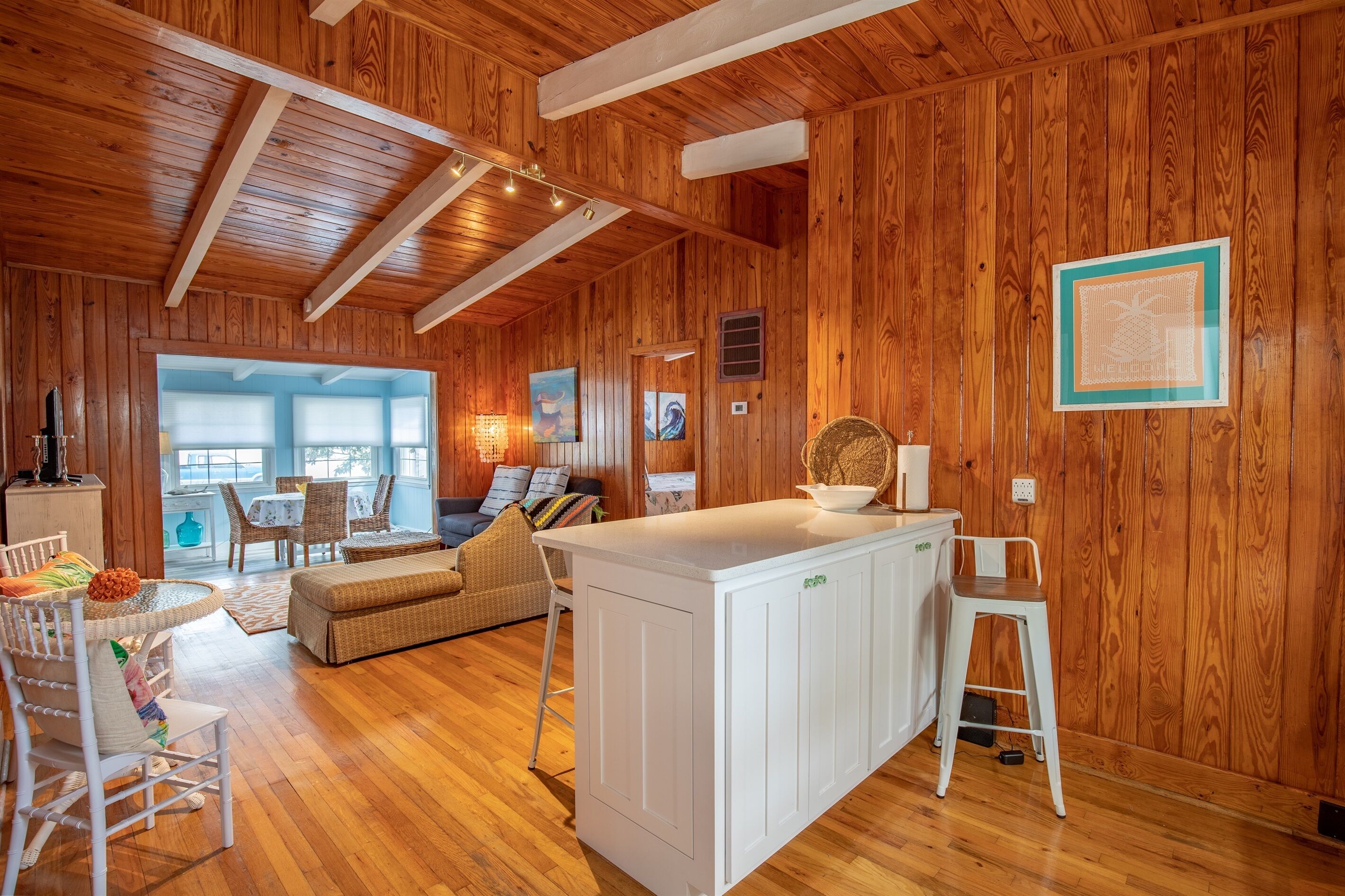 Smart TV, chimenea, videoteca