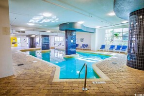Indoor pool, a heated pool