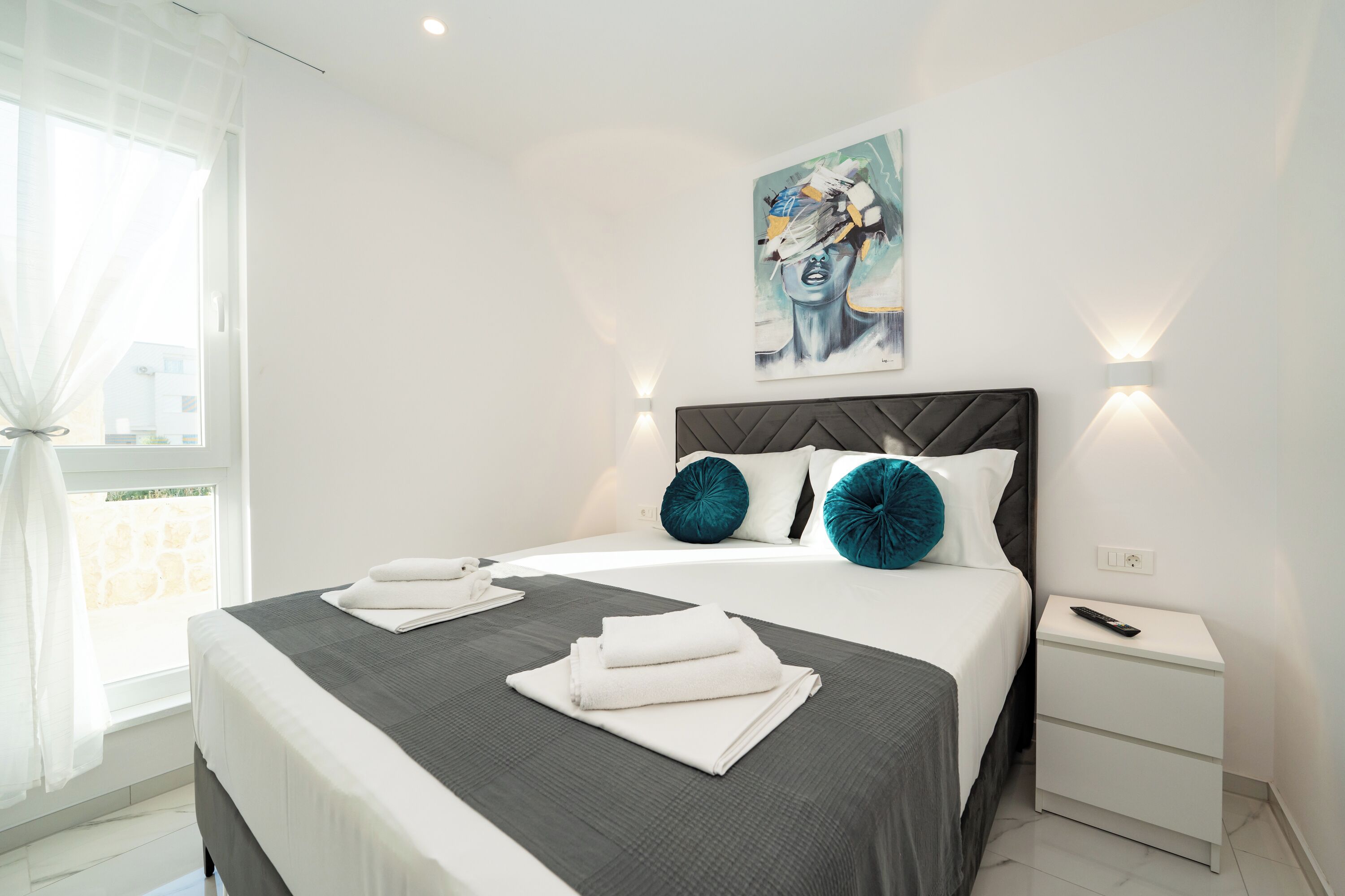 Deluxe Apartment, 2 Bedrooms, 2 Bathrooms, Pool View | In-room safe, individually decorated