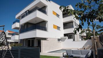 Front of property – evening/night