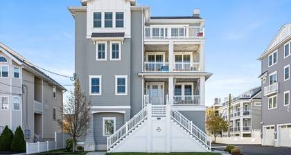 Luxurious Oceanside Retreat - 5BR Gem Downtown OCNJ