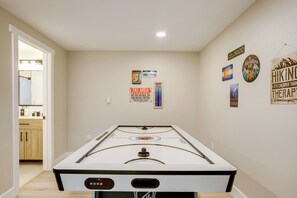 Interior - Hot Tub + Game Room: Peaceful Retreat in Evergreen (Evergreen)