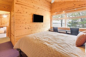 Interior - Private Peninsula! Modern-rustic Fall Lake Cabin (Ely)