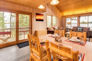 House (3 Bedrooms) | Interior - Private Peninsula! Modern-rustic Fall Lake Cabin (Ely)