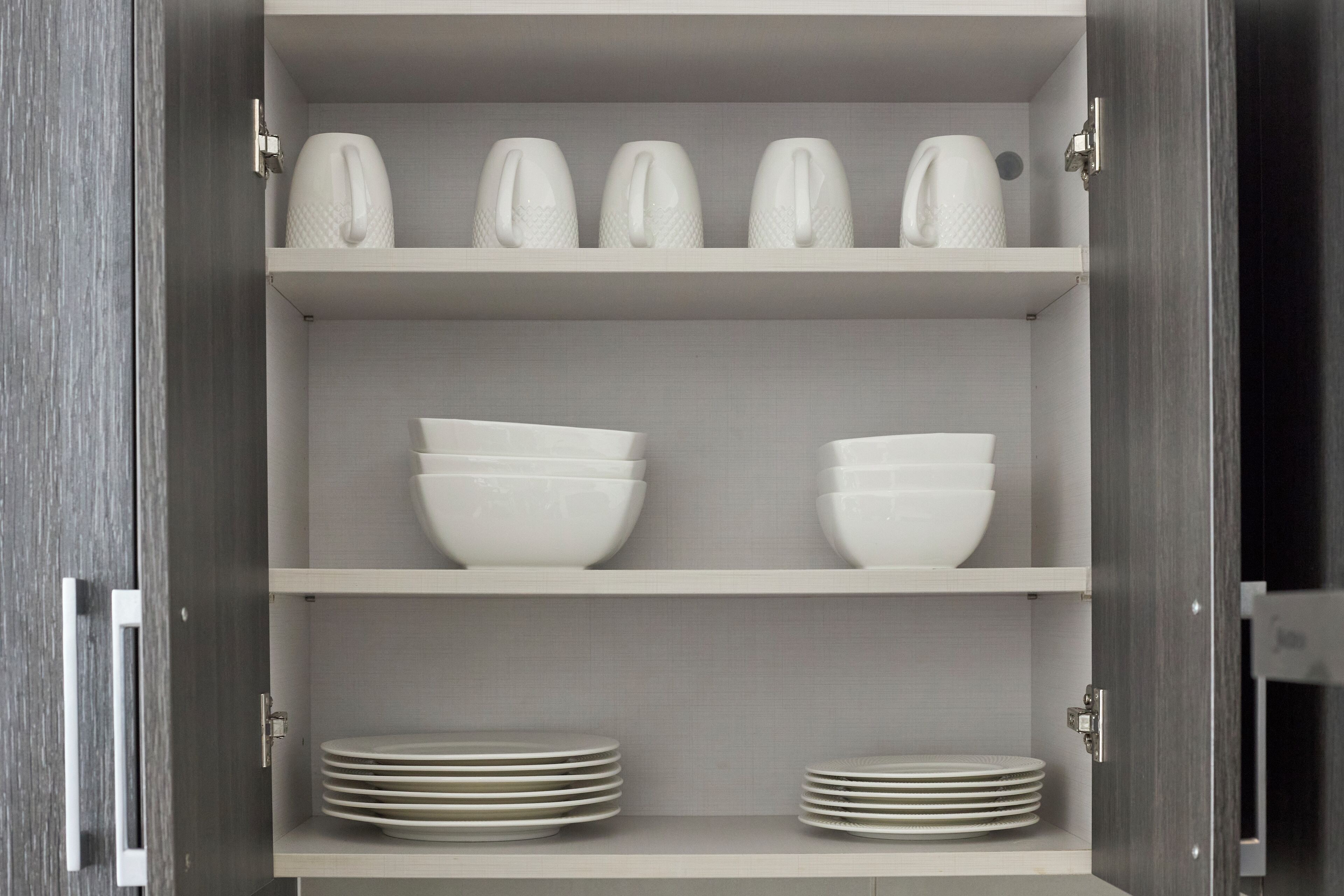 Mini-fridge, microwave, electric kettle, toaster