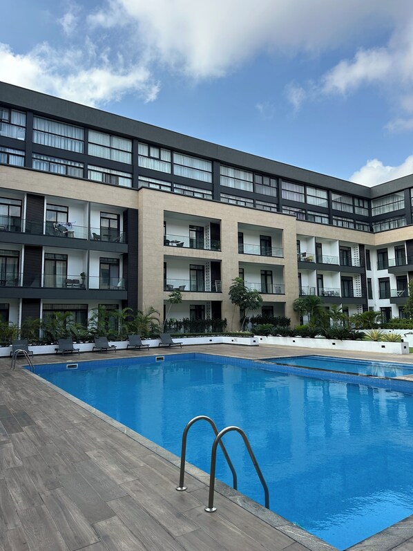 Vue sur le paysage depuis l’hébergement 